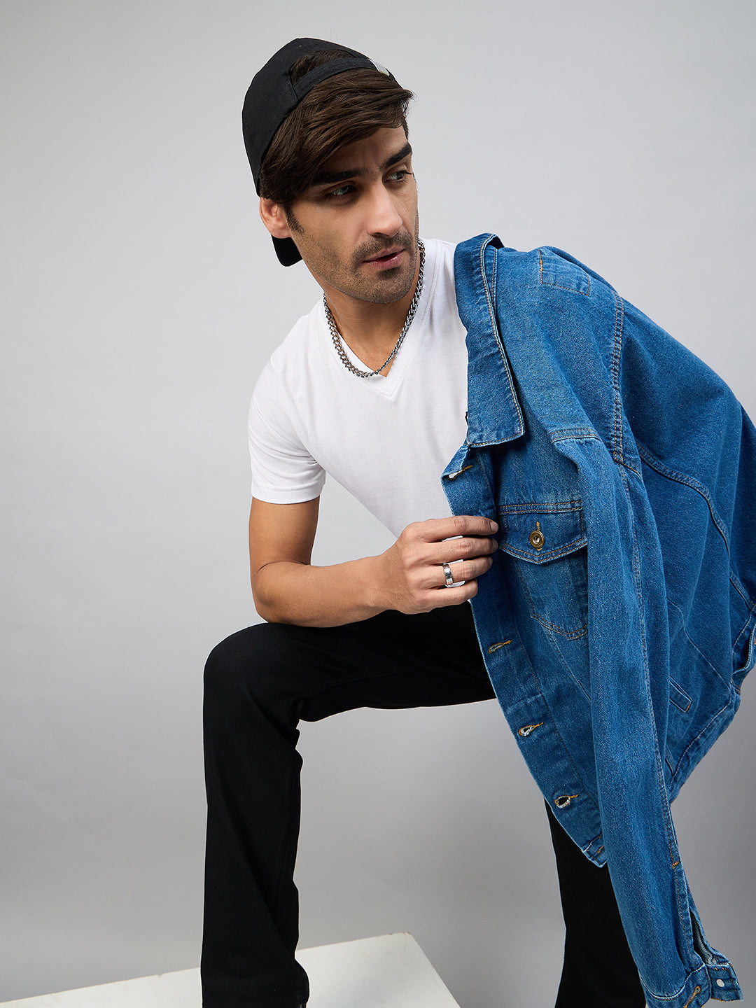 White Solid T-Shirt