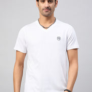 White Solid T-Shirt