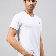 White Solid T-Shirt