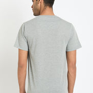 Light Grey Solid T-Shirt