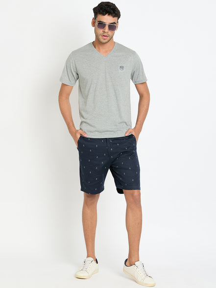Light Grey Solid T-Shirt