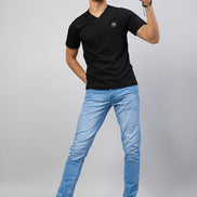 Black Solid T-Shirt