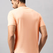 Peach Printed T-Shirt