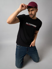 Black Printed T-Shirt
