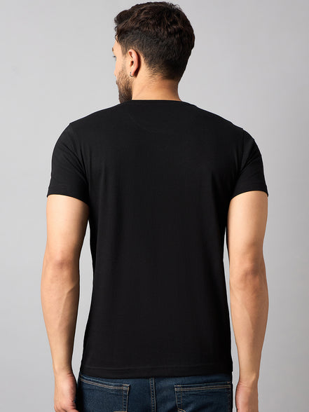 Black Printed T-Shirt