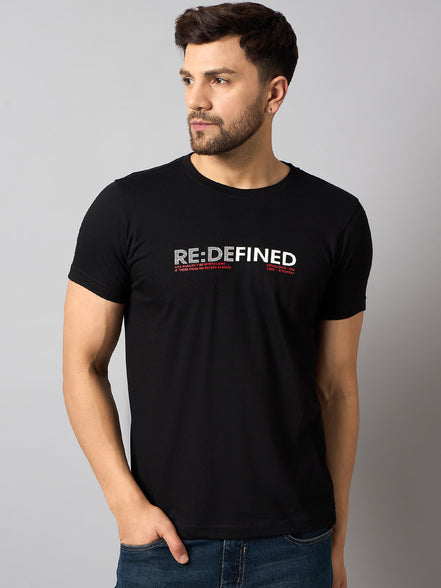 Black Printed T-Shirt