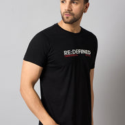 Black Printed T-Shirt