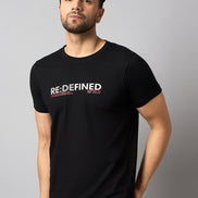 Black Printed T-Shirt