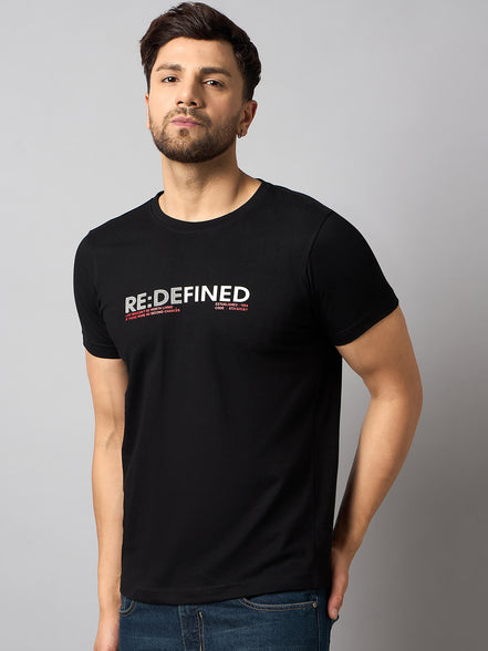 Black Printed T-Shirt