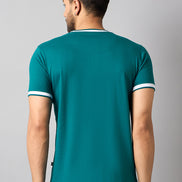 Teal Printed T-Shirt