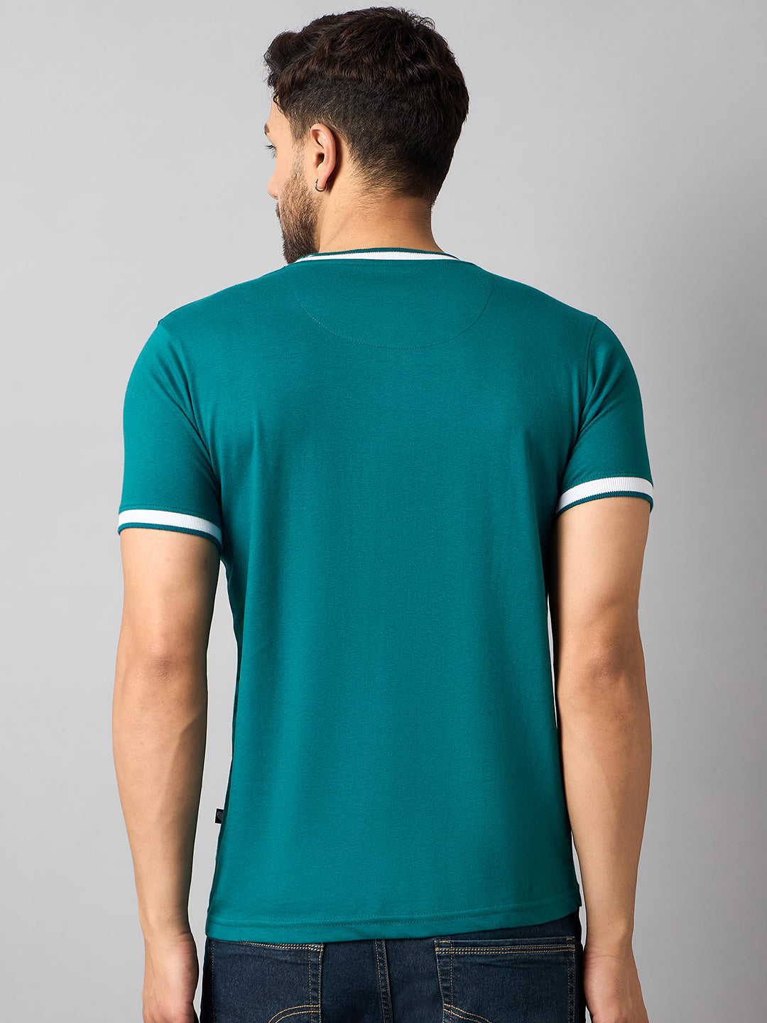 Teal Printed T-Shirt