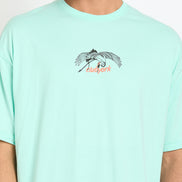 Sea Green Printed T-Shirt