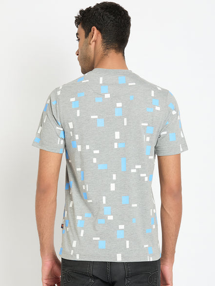 Light Grey Printed T-Shirt