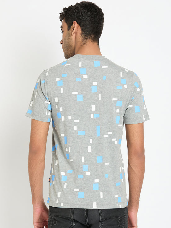 Light Grey Printed T-Shirt