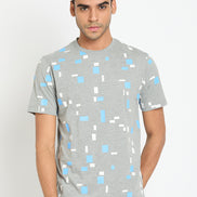 Light Grey Printed T-Shirt