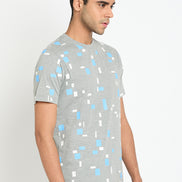 Light Grey Printed T-Shirt