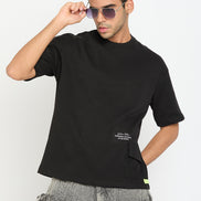 Black Printed T-Shirt