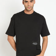 Black Printed T-Shirt