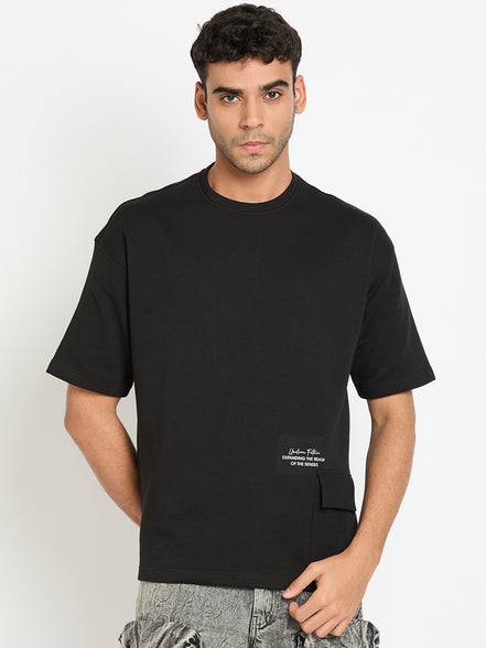 Black Printed T-Shirt