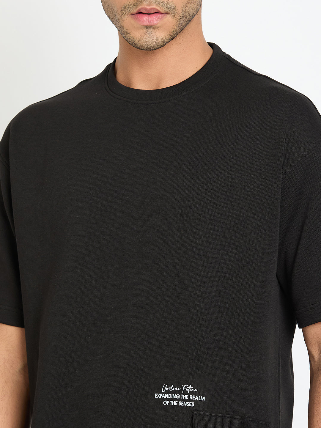 Black Printed T-Shirt