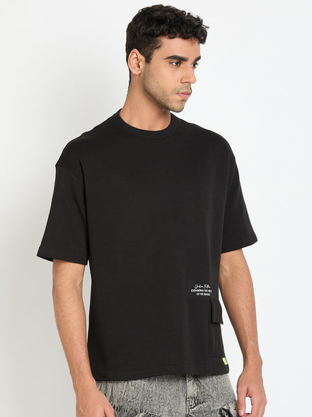 Black Printed T-Shirt