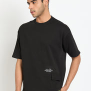 Black Printed T-Shirt