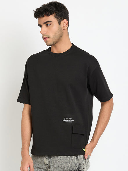 Black Printed T-Shirt
