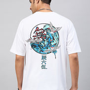 White Printed T-Shirt