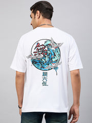 White Printed T-Shirt