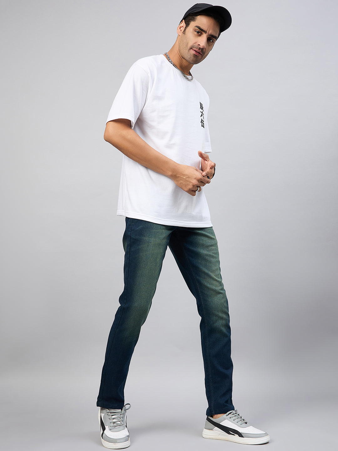 White Printed T-Shirt