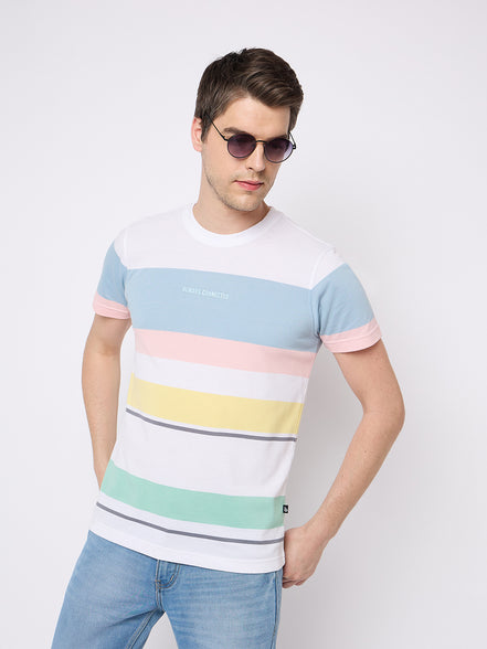 White Striper T-Shirt
