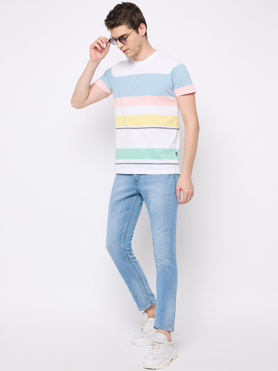 White Striper T-Shirt