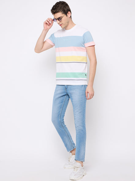 White Striper T-Shirt