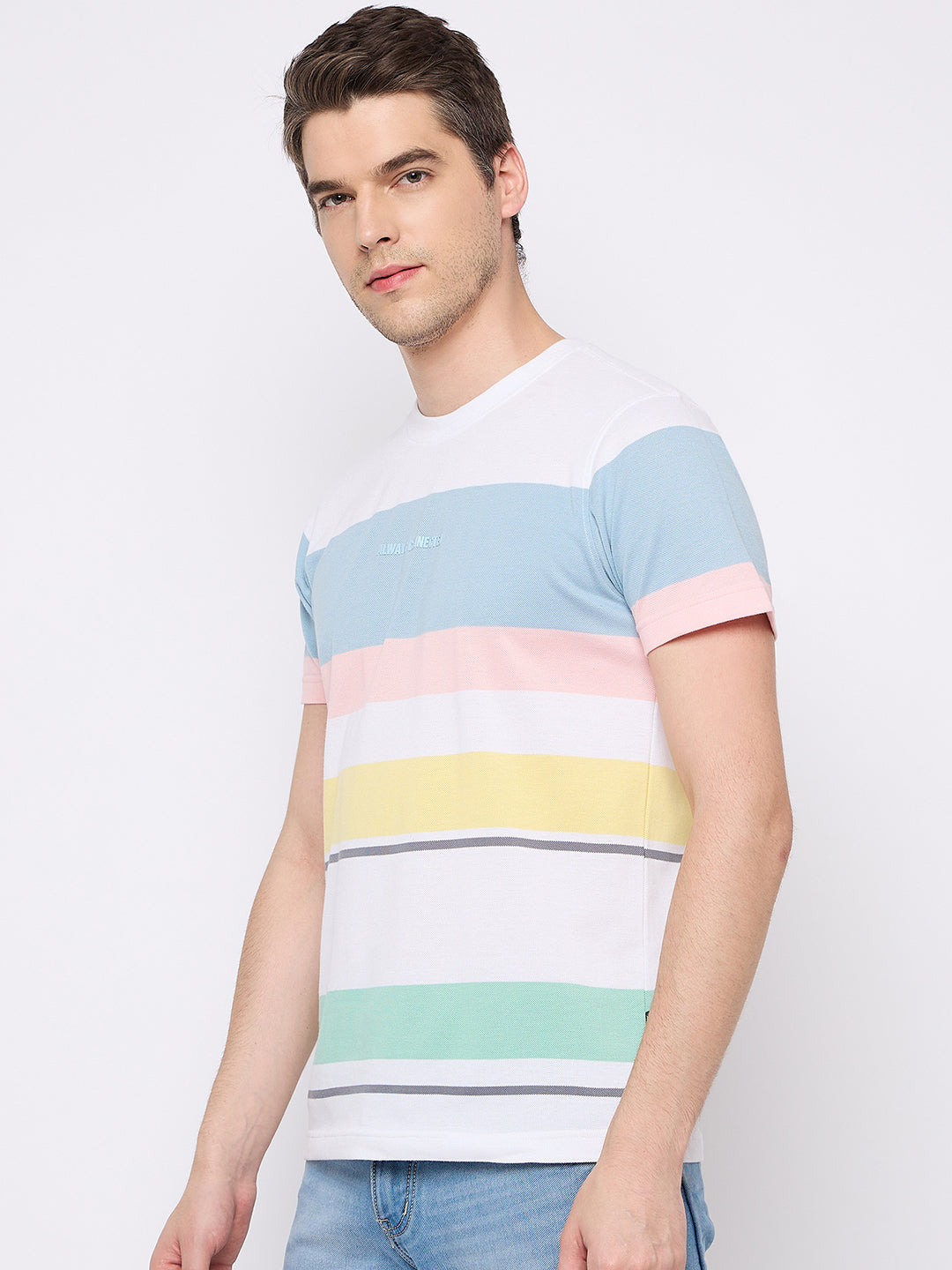White Striper T-Shirt