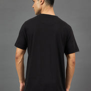 Black Round Neck T-Shirt