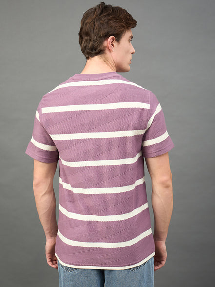 Lavender Striped T-Shirt