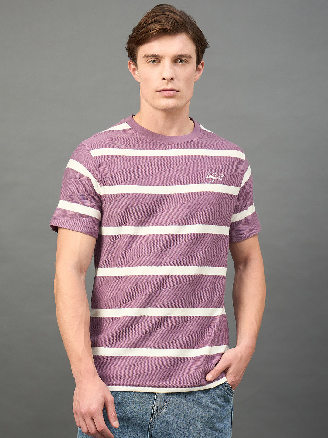 Lavender Striped T-Shirt