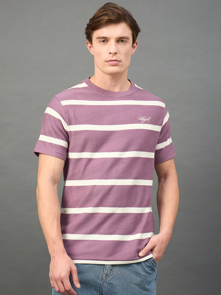 Lavender Striped T-Shirt