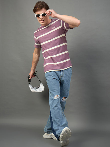 Lavender Striped T-Shirt
