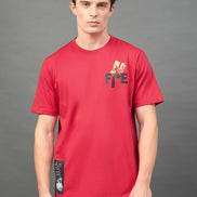 Red Printed T-Shirt