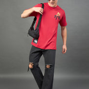 Red Printed T-Shirt
