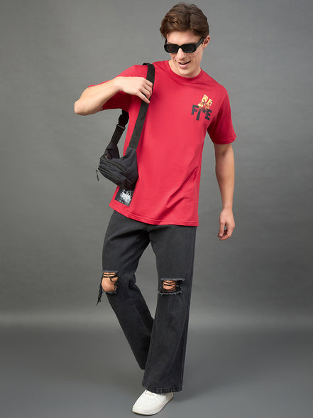 Red Printed T-Shirt