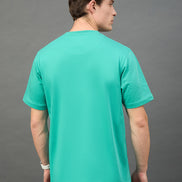 Sea Green Printed T-Shirt