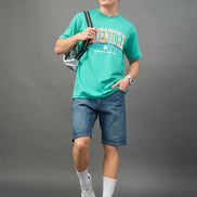 Sea Green Printed T-Shirt