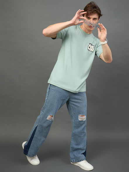 Green Printed T-Shirt