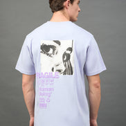 Lavender Printed T-Shirt