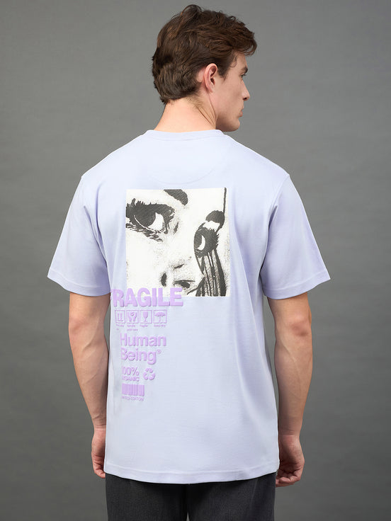 Lavender Printed T-Shirt