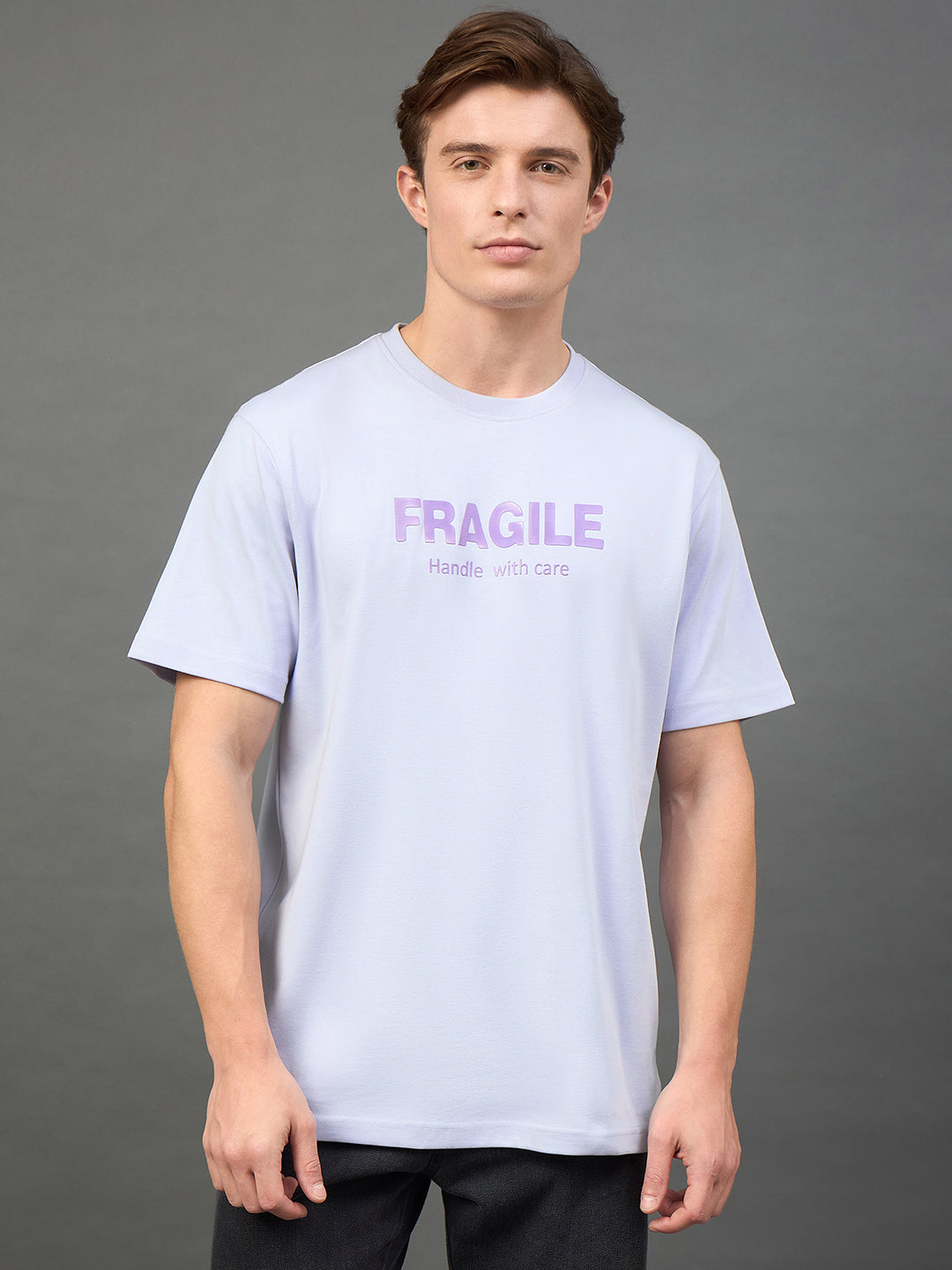 Lavender Printed T-Shirt