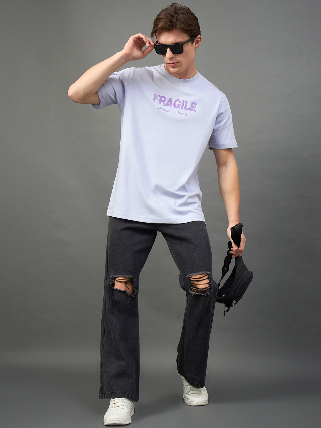 Lavender Printed T-Shirt