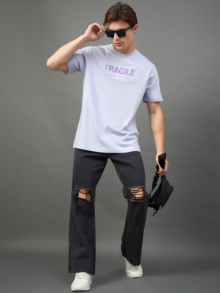 Lavender Printed T-Shirt